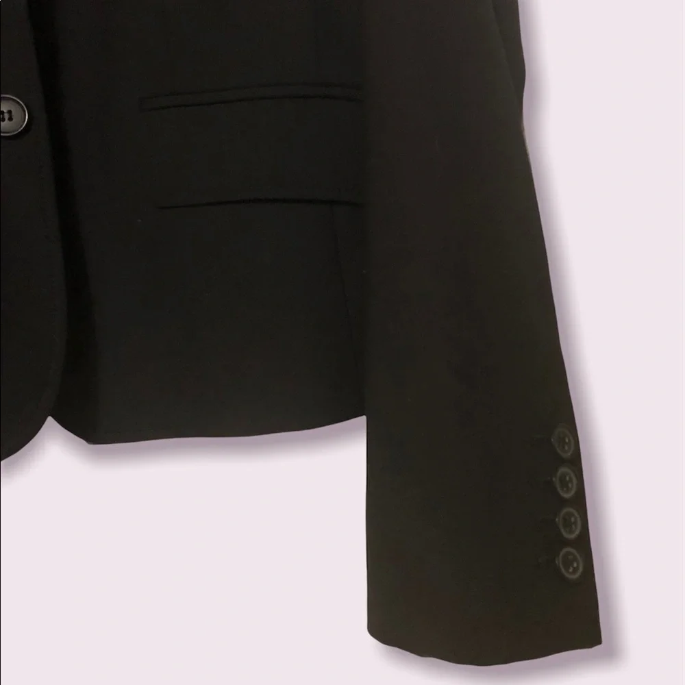 J. Crew Black ‎ 96% wool 4% Spandex Women’s Jacket Sz 12